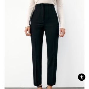 Zara High Waisted Pants Black size L